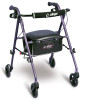 Airgo® Ultra-Light Rollator - Black/Purple