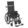 Light Weight Reclining Wheelchair with Elevating Leg rest and Various Flip Back Arm Styles