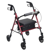 Drive Adjustable Height Rollator with 6