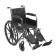Chrome Sport Wheelchair with Various Arm Styles and Front Rigging Options