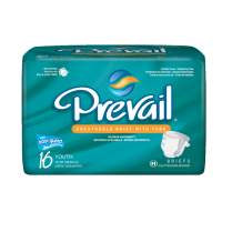 Prevail Specialty Size Briefs Youth White 15"-22''