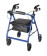 Rollator with Fold Up and Removable Back Support and Padded Seat