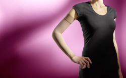 Sigvaris ADVANCE Armsleeve for Women 912A - without Gauntlet (With Grip-Top) - Open Toe - Plus size-upper arm