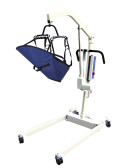 Drive Lève-patient bariatrique alimenté par batterie avec toile hamac à quatre points