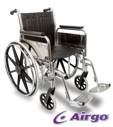 Airgo® ProCare IC Wheelchair, 18", fixed arms, det. Footrests