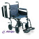 Airgo Comfort-Plus 19” Wide Transport Wheelchair - Plaid