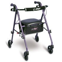 Airgo® Ultra-Light Rollator - Black/Purple