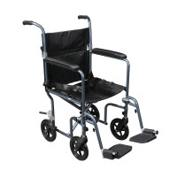 Drive Flyweight Lightweight Transport Wheelchair with Removable Wheels