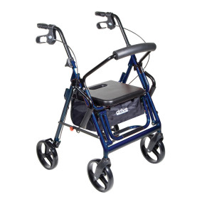 Drive Duet Transport Wheelchair Rollator Walker