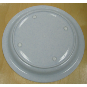 NO-SLIP INNER LIP PLATE, BLUE