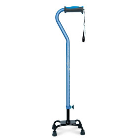 Airgo® Quad Cane, Large Base, with Airgo comfort grip