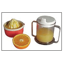 NO SLIP DOUBLE HANDLE MUG w/ LID