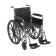 Chrome Sport Wheelchair with Various Arm Styles and Front Rigging Options