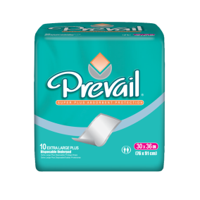 Prevail De Luxe Underpads - Super Absorbent - Peach 30” x 36”