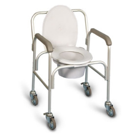 AMG Deluxe Commode on casters