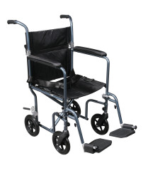 Drive Flyweight Lightweight Transport Wheelchair with Removable Wheels