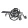 Light Weight Reclining Wheelchair with Elevating Leg rest and Various Flip Back Arm Styles