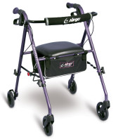 Airgo® Ultra-Light Rollator - Black/Purple