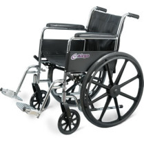 Airgo Wheelchair 18", Chrome, Mags, Detachable Swingaway Footrests