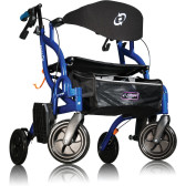 Combiné fauteuil de transport et ambulateur à pliage latéral, Airgo® Fusion™