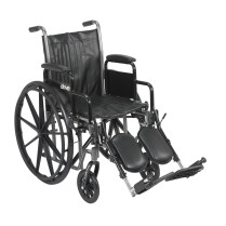 Silver Sport 2 Wheelchair with Various Arms Styles and Front Rigging Options