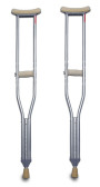 AMG Aluminum Crutches, child, with accessories, adj. 31" to 45"