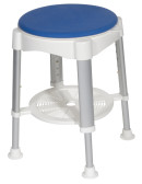 Bath Stool with Padded Rotating Seat