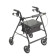 Rollator with Fold Up and Removable Back Support and Padded Seat