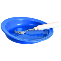 PARSONS SCOOP PLATE, BLUE