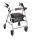 Rollator with Fold Up and Removable Back Support and Padded Seat