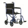 Chaise roulante de transport en Aluminium Probasics de Invacare, 19"