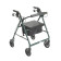Rollator with Fold Up and Removable Back Support and Padded Seat