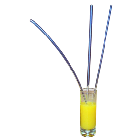 FLEXIBLE POLY STRAWS, 6/pkg 
