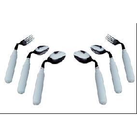 LEFT HAND TEASPOON BLUE GRIP