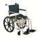 Invacare Mariner™ Rehab Shower Commode 23" Tires, 16" Wide