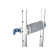 Drive Béquilles universelles K. D. en aluminium avec accessoires