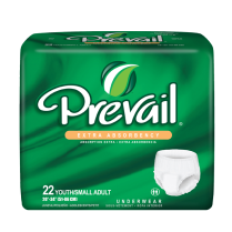 Prevail Underwear - Extra Plus Absorbency - Youth/Small adult 