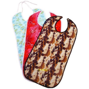 CLOTHING PROTECTOR, HOOK & LOOP CLOSE