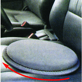 PADDED SWIVEL CUSHION C/W CARRY STRAP