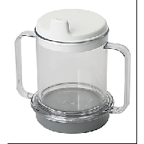 WEIGHTED MUG W/LID & ANTI SLIP