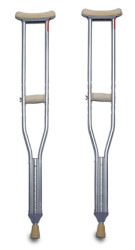 Airgo Aluminum Crutches, Child, w/accessories