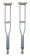 AMG Aluminum Crutches, child, with accessories, adj. 31" to 45"