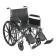 Chrome Sport Wheelchair with Various Arm Styles and Front Rigging Options
