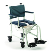 Invacare Mariner™ Rehab Shower Commode 5" Casters, 18" Wide