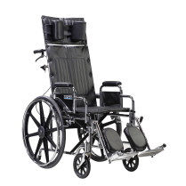 Sentra Reclining Wheelchair with Various Arm Styles and Elevating Leg rest