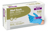 Gants médicaux pour examens en nitrile sans poudre Medi Touch, Medium