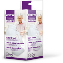 AMG Male Urinal with Cover 1000cc (1qt)