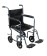Deluxe Fly-Weight Aluminum Transport Chair in Removable Casters