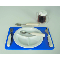 COMFORT GRIP TABLEWARE SET, DELUXE 