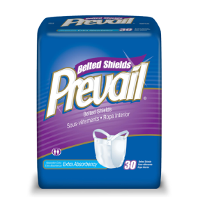 Prevail Belted Shields - Extra Asorbency - One size fits all